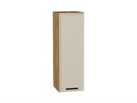 Кухонный  Шкаф верхний с 1-ой дверцей Фрейм Дуб Вотан, Cream Silk, 920, 300, каркас ЛДСП  Дуб Вотан, фасад МДФ  Cream Silk,  920*300*324 sppr5VVTtoAR69821