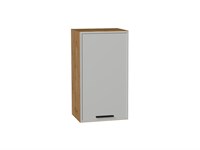 Кухонный  Шкаф верхний с 1-ой дверцей Фрейм Дуб Вотан, Grey Silk, 720, 400, каркас ЛДСП  Дуб Вотан, фасад МДФ  Grey Silk,  716*400*324 sppr5VVTtoAR68929