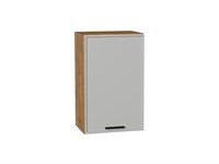 Кухонный  Шкаф верхний с 1-ой дверцей Фрейм Дуб Вотан, Grey Silk, 720, 450, каркас ЛДСП  Дуб Вотан, фасад МДФ  Grey Silk,  716*450*324 sppr5VVTtoAR68930