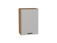 Кухонный  Шкаф верхний с 1-ой дверцей Фрейм Дуб Вотан, Grey Silk, 720, 500, каркас ЛДСП  Дуб Вотан, фасад МДФ  Grey Silk,  716*500*324 sppr5VVTtoAR68931