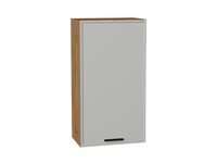 Кухонный  Шкаф верхний с 1-ой дверцей Фрейм Дуб Вотан, Grey Silk, 920, 500, каркас ЛДСП  Дуб Вотан, фасад МДФ  Grey Silk,  920*500*324 sppr5VVTtoAR68937