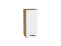 Кухонный  Шкаф верхний с 1-ой дверцей Фрейм Дуб Вотан, White Silk, 720, 300, каркас ЛДСП  Дуб Вотан, фасад МДФ  White Silk,  716*300*324 sppr5VVTtoAR66872