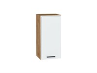 Кухонный  Шкаф верхний с 1-ой дверцей Фрейм Дуб Вотан, White Silk, 720, 350, каркас ЛДСП  Дуб Вотан, фасад МДФ  White Silk,  716*350*324 sppr5VVTtoAR66873