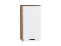 Кухонный  Шкаф верхний с 1-ой дверцей Фрейм Дуб Вотан, White Silk, 920, 500, каркас ЛДСП  Дуб Вотан, фасад МДФ  White Silk,  920*500*324 sppr5VVTtoAR66882