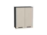 Кухонный  Шкаф верхний с 2-мя дверцами Фрейм Graphite, Cream Silk, 720, 600, каркас ЛДСП  Graphite, фасад МДФ  Cream Silk,  716*600*324 sppr5VVTtoAR69843