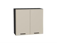 Кухонный  Шкаф верхний с 2-мя дверцами Фрейм Graphite, Cream Silk, 720, 800, каркас ЛДСП  Graphite, фасад МДФ  Cream Silk,  716*800*324 sppr5VVTtoAR69844