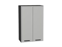 Кухонный  Шкаф верхний с 2-мя дверцами Фрейм Graphite, Grey Silk, 920, 600, каркас ЛДСП  Graphite, фасад МДФ  Grey Silk,  920*600*324 sppr5VVTtoAR68997