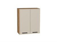 Кухонный  Шкаф верхний с 2-мя дверцами Фрейм Дуб Вотан, Cream Silk, 720, 600, каркас ЛДСП  Дуб Вотан, фасад МДФ  Cream Silk,  716*600*324 sppr5VVTtoAR69827