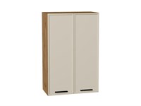 Кухонный  Шкаф верхний с 2-мя дверцами Фрейм Дуб Вотан, Cream Silk, 920, 600, каркас ЛДСП  Дуб Вотан, фасад МДФ  Cream Silk,  920*600*324 sppr5VVTtoAR69829