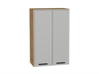 Кухонный  Шкаф верхний с 2-мя дверцами Фрейм Дуб Вотан, Grey Silk, 920, 600, каркас ЛДСП  Дуб Вотан, фасад МДФ  Grey Silk,  920*600*324 sppr5VVTtoAR68993