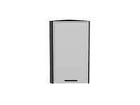 Кухонный  Шкаф верхний торцевой Фрейм Graphite, Grey Silk, 720, каркас ЛДСП  Graphite, фасад МДФ  Grey Silk,  716*300*310 sppr5VVTtoAR69027
