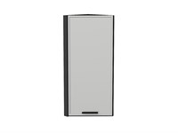Кухонный  Шкаф верхний торцевой Фрейм Graphite, Grey Silk, 920, каркас ЛДСП  Graphite, фасад МДФ  Grey Silk,  920*300*310 sppr5VVTtoAR69028