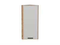 Кухонный  Шкаф верхний торцевой Фрейм Дуб Вотан, Grey Silk, 920, каркас ЛДСП  Дуб Вотан, фасад МДФ  Grey Silk,  920*300*310 sppr5VVTtoAR69026