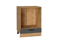Кухонный  Шкаф нижний под духовку Фрейм Дуб Вотан, Stormy Silk, 600, каркас ЛДСП  Дуб Вотан, фасад МДФ  Stormy Silk,  816*600*480 sppr5VVTtoAR69069