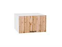 Кухонный  Шкаф верхний горизонтальный глубокий Флэт Белый, Wotan Oak 2S, 600, каркас ЛДСП  Белый, фасад ЛДСП  Wotan Oak 2S,  358*600*574 sppr5VVTtoAR52559