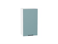 Кухонный  Шкаф верхний с 1-ой дверцей Флэт Белый, Grey-green In 2S, 720, 400, каркас ЛДСП  Белый, фасад ЛДСП  Grey-green In 2S,  716*400*318 sppr5VVTtoAR56896