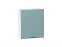 Кухонный  Шкаф верхний с 1-ой дверцей Флэт Белый, Grey-green In 2S, 720, 600, каркас ЛДСП  Белый, фасад ЛДСП  Grey-green In 2S,  716*600*318 sppr5VVTtoAR56899