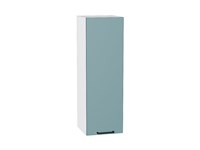 Кухонный  Шкаф верхний с 1-ой дверцей Флэт Белый, Grey-green In 2S, 920, 300, каркас ЛДСП  Белый, фасад ЛДСП  Grey-green In 2S,  920*300*318 sppr5VVTtoAR56900