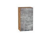 Кухонный  Шкаф верхний с 1-ой дверцей Флэт Дуб Вотан, Temple Stone 2S, 720, 400, каркас ЛДСП  Дуб Вотан, фасад ЛДСП  Temple Stone 2S,  716*400*318 sppr5VVTtoAR62449