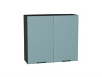 Кухонный  Шкаф верхний с 2-мя дверцами Флэт Graphite, Grey-green In 2S, 720, 800, каркас ЛДСП  Graphite, фасад ЛДСП  Grey-green In 2S,  716*800*318 sppr5VVTtoAR56921