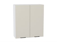 Кухонный  Шкаф верхний с 2-мя дверцами Флэт Белый, Cashmere In 2S, 920, 800, каркас ЛДСП  Белый, фасад ЛДСП  Cashmere In 2S,  920*800*318 sppr5VVTtoAR55776
