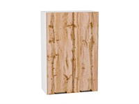 Кухонный  Шкаф верхний с 2-мя дверцами Флэт Белый, Wotan Oak 2S, 920, 600, каркас ЛДСП  Белый, фасад ЛДСП  Wotan Oak 2S,  920*600*318 sppr5VVTtoAR52638