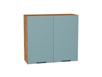 Кухонный  Шкаф верхний с 2-мя дверцами Флэт Дуб Вотан, Grey-green In 2S, 720, 800, каркас ЛДСП  Дуб Вотан, фасад ЛДСП  Grey-green In 2S,  716*800*318 sppr5VVTtoAR62475