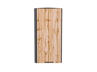 Кухонный  Шкаф верхний торцевой Флэт Graphite, Wotan Oak 2S, 920, каркас ЛДСП  Graphite, фасад ЛДСП  Wotan Oak 2S,  920*300*306 sppr5VVTtoAR52655