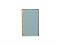 Кухонный  Шкаф верхний торцевой Флэт Дуб Вотан, Grey-green In 2S, 720, каркас ЛДСП  Дуб Вотан, фасад ЛДСП  Grey-green In 2S,  716*300*306 sppr5VVTtoAR62298