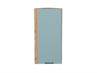 Кухонный  Шкаф верхний торцевой Флэт Дуб Вотан, Grey-green In 2S, 920, каркас ЛДСП  Дуб Вотан, фасад ЛДСП  Grey-green In 2S,  920*300*306 sppr5VVTtoAR62338