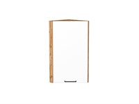 Кухонный  Шкаф верхний торцевой Флэт Дуб Вотан, White In 2S, 720, каркас ЛДСП  Дуб Вотан, фасад ЛДСП  White In 2S,  716*300*306 sppr5VVTtoAR62296
