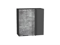 Кухонный  Шкаф верхний прямой угловой Флэт Graphite, Temple Stone 2S, 690, каркас ЛДСП  Graphite, фасад ЛДСП  Temple Stone 2S,  716*690*345 sppr5VVTtoAR52593