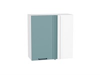 Кухонный  Шкаф верхний прямой угловой Флэт Белый, Grey-green In 2S, 720, каркас ЛДСП  Белый, фасад ЛДСП  Grey-green In 2S,  716*700*345 sppr5VVTtoAR60274