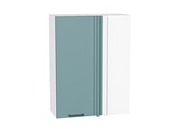 Кухонный  Шкаф верхний прямой угловой Флэт Белый, Grey-green In 2S, 920, каркас ЛДСП  Белый, фасад ЛДСП  Grey-green In 2S,  920*700*345 sppr5VVTtoAR60275