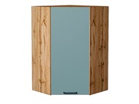 Кухонный  Шкаф верхний угловой Флэт Дуб Вотан, Grey-green In 2S, 920, каркас ЛДСП  Дуб Вотан, фасад ЛДСП  Grey-green In 2S,  920*600*600 sppr5VVTtoAR62494