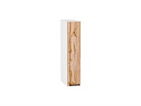 Кухонный  Шкаф верхний бутылочница Флэт Белый, Wotan Oak 2S, 150, каркас ЛДСП  Белый, фасад ЛДСП  Wotan Oak 2S,  716*150*318 sppr5VVTtoAR52552