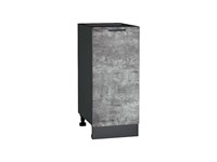 Кухонный  Шкаф нижний с 1-ой дверцей Флэт Graphite, Temple Stone 2S, 350, каркас ЛДСП  Graphite, фасад ЛДСП  Temple Stone 2S,  816*350*478 sppr5VVTtoAR65191