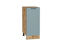 Кухонный  Шкаф нижний с 1-ой дверцей Флэт Дуб Вотан, Grey-green In 2S, 350, каркас ЛДСП  Дуб Вотан, фасад ЛДСП  Grey-green In 2S,  816*350*478 sppr5VVTtoAR65184