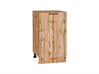 Кухонный  Шкаф нижний с 1-ой дверцей Флэт Дуб Вотан, Wotan Oak 2S, 450, каркас ЛДСП  Дуб Вотан, фасад ЛДСП  Wotan Oak 2S,  816*450*478 sppr5VVTtoAR62547