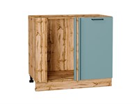 Кухонный  Шкаф нижний угловой Флэт Дуб Вотан, Grey-green In 2S, каркас ЛДСП  Дуб Вотан, фасад ЛДСП  Grey-green In 2S,  816*890*478 sppr5VVTtoAR62606
