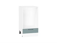 Кухонный  Шкаф нижний под духовку Флэт Белый, Grey-green In 2S, 450, каркас ЛДСП  Белый, фасад ЛДСП  Grey-green In 2S,  816*450*476 sppr5VVTtoAR67103
