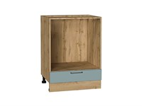 Кухонный  Шкаф нижний под духовку Флэт Дуб Вотан, Grey-green In 2S, 600, каркас ЛДСП  Дуб Вотан, фасад ЛДСП  Grey-green In 2S,  816*600*476 sppr5VVTtoAR62511