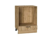 Кухонный  Шкаф нижний под духовку Флэт Дуб Вотан, Wotan Oak 2S, 600, каркас ЛДСП  Дуб Вотан, фасад ЛДСП  Wotan Oak 2S,  816*600*476 sppr5VVTtoAR62512