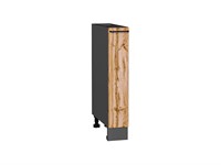 Кухонный  Шкаф нижний бутылочница Флэт Graphite, Wotan Oak 2S, 150, каркас ЛДСП  Graphite, фасад ЛДСП  Wotan Oak 2S,  816*150*478 sppr5VVTtoAR52670