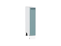 Кухонный  Шкаф нижний бутылочница Флэт Белый, Grey-green In 2S, 150, каркас ЛДСП  Белый, фасад ЛДСП  Grey-green In 2S,  816*150*478 sppr5VVTtoAR56893