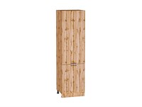 Кухонный  Шкаф пенал с 2-мя дверцами Флэт Дуб Вотан, Wotan Oak 2S, 2140, 600, каркас ЛДСП  Дуб Вотан, фасад ЛДСП  Wotan Oak 2S,  2132*600*574 sppr5VVTtoAR62642