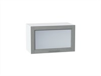 Кухонный  Шкаф верхний горизонтальный остекленный Сканди Белый, Grey Softwood, 600, каркас ЛДСП  Белый, фасад МДФ/Стекло  Grey Softwood,  358*600*320 sppr5VVTtoAR41280