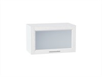 Кухонный  Шкаф верхний горизонтальный остекленный Сканди Белый, White Softwood, 600, каркас ЛДСП  Белый, фасад МДФ/Стекло  White Softwood,  358*600*320 sppr5VVTtoAR56138