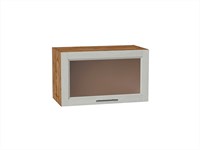 Кухонный  Шкаф верхний горизонтальный остекленный Сканди Дуб Вотан, Cappuccino Softwood, 600, каркас ЛДСП  Дуб Вотан, фасад МДФ/Стекло  Cappuccino Softwood,  358*600*320 sppr5VVTtoAR62847