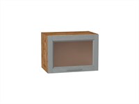 Кухонный  Шкаф верхний горизонтальный остекленный Сканди Дуб Вотан, Grey Softwood, 500, каркас ЛДСП  Дуб Вотан, фасад МДФ/Стекло  Grey Softwood,  358*500*320 sppr5VVTtoAR62839